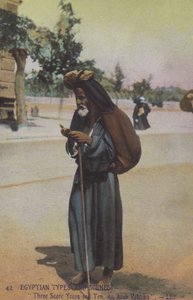 Vanha arabimies, Egypti (värillinen kuva) tekijältä English Photographer
