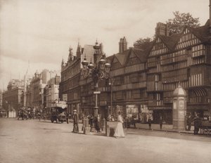 Vanhoja taloja, Holborn, Lontoo (s/w-kuva) tekijältä English Photographer