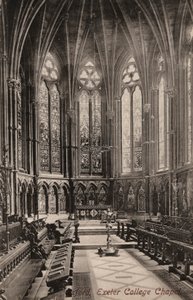 Oxford, Exeter College Chapel (m/w kuva) tekijältä English Photographer
