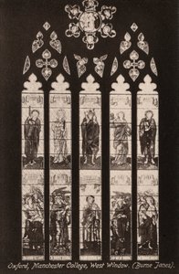 Oxford, Manchester College, West Window, Burne Jones (m/v kuva) tekijältä English Photographer