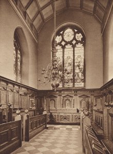 Oxford: Oriel College, The Chapel (s/w valokuva). tekijältä English Photographer