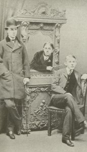 Oxford-opiskelijat, 1860-luvun loppu (m/w kuva) tekijältä English Photographer