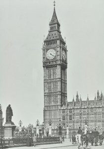 Parlamenttiaukio, Westminster LB: Big Ben, 1896 tekijältä English Photographer