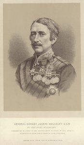 Kenraali Garnet Joseph Wolseleyn muotokuva tekijältä English Photographer