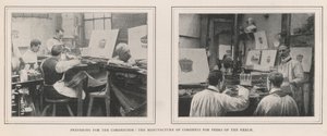 Valmistautuminen kruunajaisiin, kruunujen valmistus valtakunnan ikäisille tekijältä English Photographer