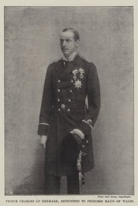 Tanskan prinssi Charles, kihlattu Walesin prinsessa Maudin kanssa tekijältä English Photographer