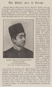 Prinssi Shoa-U-Saltanah Malik Mansur Mirza tekijältä English Photographer
