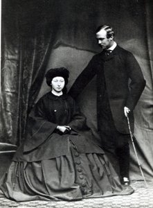 Prinsessa Alice ja Hessenin prinssi Ludwig, 1860 tekijältä English Photographer