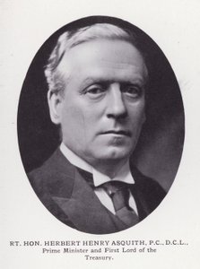 Lontoon tunnetuimmat miehet: Rt Hon Herbert Henry Asquith (m/v kuva) tekijältä English Photographer