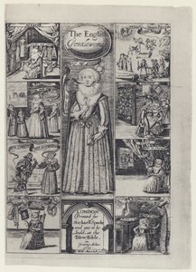 R Brathwait, Englantilainen herrasnainen, M Sparke 1631 (b/w kuva) tekijältä English Photographer