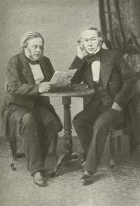 Richard Cobden (vasemmalla) ja John Bright (oikealla) (m/v kuva) tekijältä English Photographer