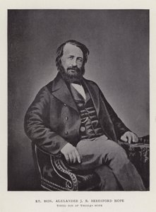 Oikeus kunnianarvoisa Alexander J B. Beresford Hope, Thomas Hopen kolmas poika tekijältä English Photographer