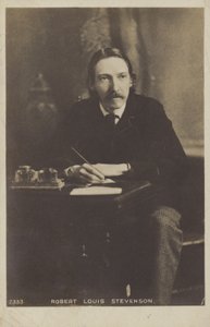 Robert Louis Stevenson (1850-1894), skotlantilainen kirjailija, runoilija ja matkakirjailija tekijältä English Photographer
