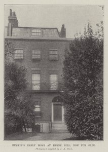 Ruskins Early Home Herne Hillissä, nyt myynnissä tekijältä English Photographer