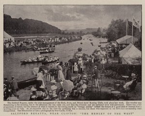 Saltford Regatta, lähellä Cliftonia, The Henley of the West tekijältä English Photographer