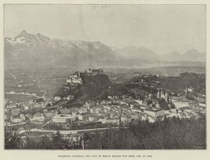 Salzburg (Itävalta), kaupunki, jossa Mozart syntyi, 27. tammikuuta 1756 tekijältä English Photographer