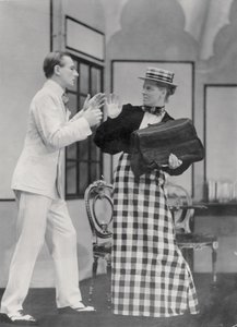 Oscar Wilden (1854-1900) kohtaus tosissaan olemisen tärkeydestä Lyric Hammersmithissä, 7. heinäkuuta 1930 tekijältä English Photographer