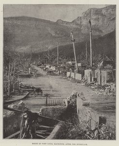 Kohtaus Mauritiuksen Port Louisissa hurrikaanin jälkeen tekijältä English Photographer