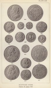 Scottish Coins, Charles II, James VII (m/v kuva) tekijältä English Photographer