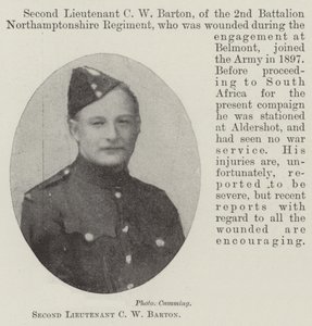 Toinen luutnantti C W Barton tekijältä English Photographer