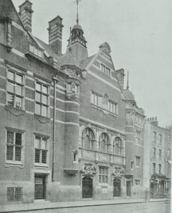 Shoreditch Public Baths: ulkopuoli, 1898 tekijältä English Photographer