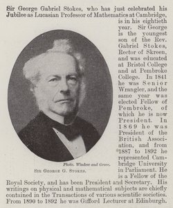 Sir George G Stokes tekijältä English Photographer
