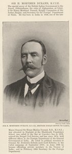 Sir H Mortimer Durand, KCIE, Ison-Britannian Intian lähettiläs Cabulissa tekijältä English Photographer