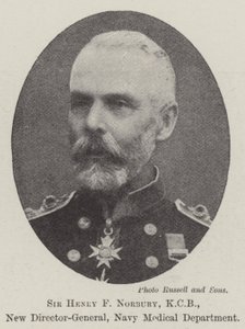 Sir Henry F Norbury, KCB, laivaston lääketieteellisen osaston uusi pääjohtaja tekijältä English Photographer