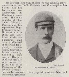 Sir Herbert Maxwell tekijältä English Photographer