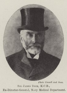 Sir James Dick, KCB, laivaston lääketieteellisen osaston entinen pääjohtaja tekijältä English Photographer