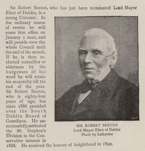 Sir Robert Sexton tekijältä English Photographer