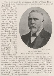 Sir William White, laivaston rakentamisen johtaja (eläkkeellä) tekijältä English Photographer