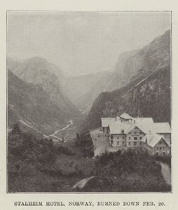 Stalheim Hotel, Norja, paloi 20. helmikuuta tekijältä English Photographer