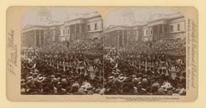 Stereografinen vedos kuningatar Victorian timanttisesta juhlavuodesta tekijältä English Photographer