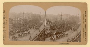 Stereografinen vedos kuningatar Victorian timanttisesta juhlavuodesta tekijältä English Photographer
