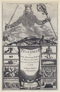 T Hobbes, Leviathan, A Crooke 1651 (b/w kuva) tekijältä English Photographer