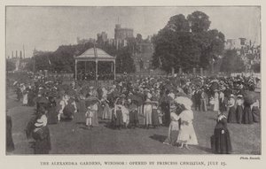 Alexandra Gardens, Windsor, avasi prinsessa Christian, 15. heinäkuuta tekijältä English Photographer