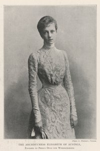 Itävallan arkkiherttuatar Elisabeth, kihloissa prinssi Otto von Windischgratzin kanssa tekijältä English Photographer