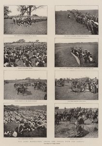 Armeija liikkuu joukkojen keskuudessa kameran kanssa tekijältä English Photographer