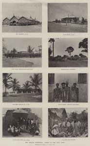 Ashanti-retkikunta, kohtauksia Gold Coastilla