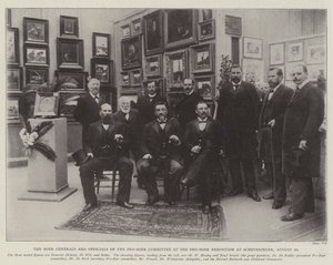 Buurien kenraalit ja Boer-puolueen komitean virkamiehet Pro-Boer-näyttelyssä Scheveningenissä 20. elokuuta tekijältä English Photographer