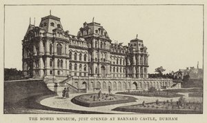 Bowes-museo, joka avattiin juuri Barnardin linnassa Durhamissa tekijältä English Photographer