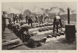 British Soldiers -ruokavalio, kenttäuunit ja keittiöt tekijältä English Photographer