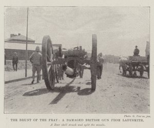 The Brunt of the Fray, vaurioitunut brittiase Ladysmithilta tekijältä English Photographer