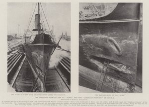 SS Alman ja Kambrian prinsessan törmäys 1. huhtikuuta tekijältä English Photographer