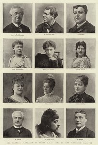 Comedie Francaise Drury Lanella, eräät päätaiteilijat