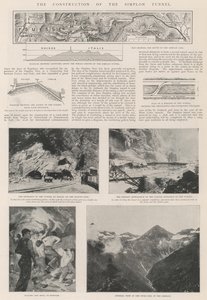 Simplon-tunnelin rakentaminen