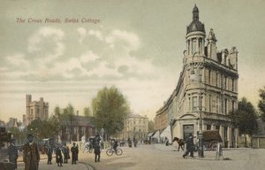 The Cross Roads, Swiss Cottage, Lontoo (värikuva) tekijältä English Photographer