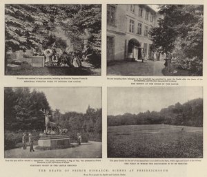 Prinssi Bismarckin kuolema, kohtauksia Friedrichsruhissa tekijältä English Photographer