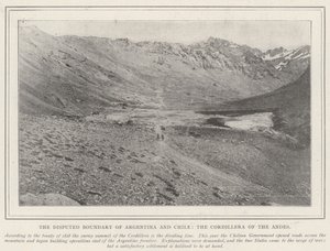 Argentiinan ja Chilen kiistanalainen raja, Andien Cordillera tekijältä English Photographer
